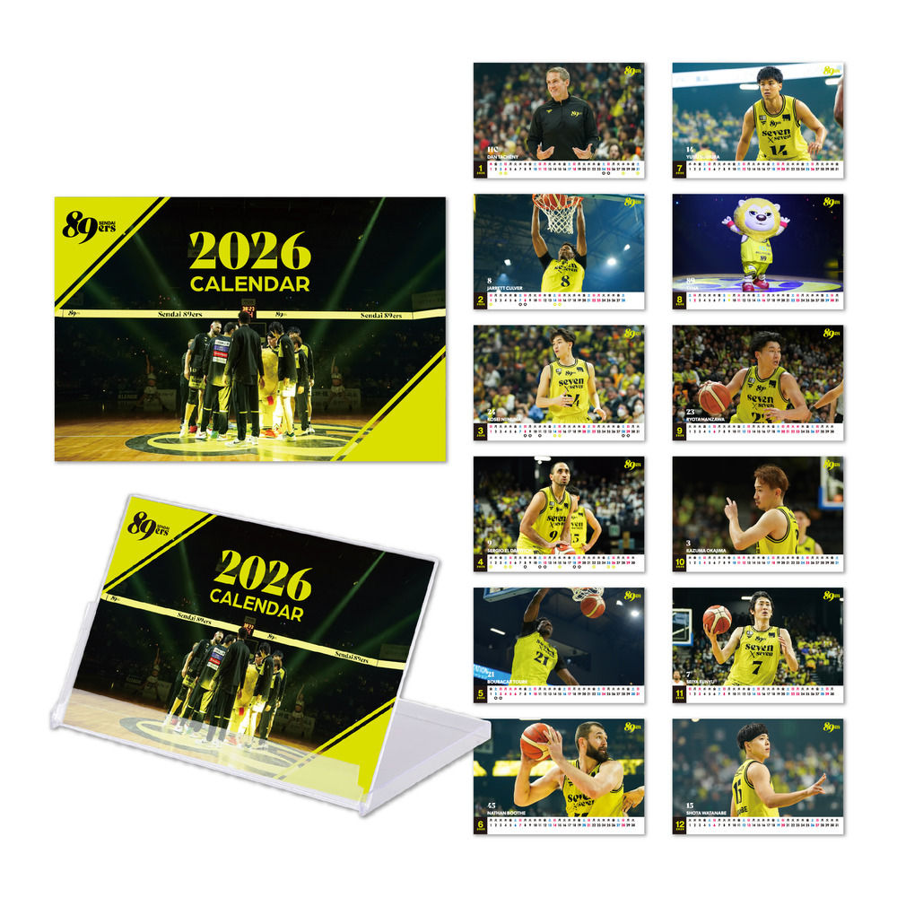 ナイナーズカレンダー 2026 詳細画像 1カラー 1